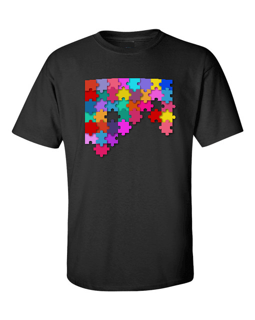 puzzle piece t shirt